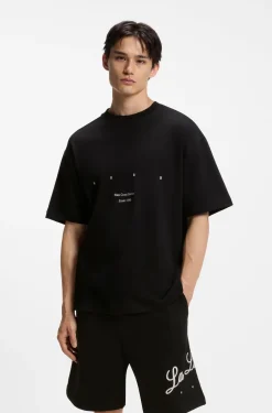 T-Shirt aus Baumwoll-Jersey mit Artwork-Print