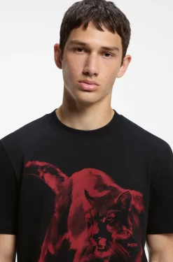 T-Shirt aus Baumwoll-Jersey mit Grafik-Print