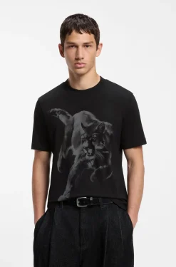 T-Shirt aus Baumwoll-Jersey mit Grafik-Print