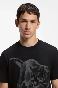 T-Shirt aus Baumwoll-Jersey mit Grafik-Print