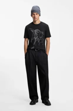T-Shirt aus Baumwoll-Jersey mit Grafik-Print