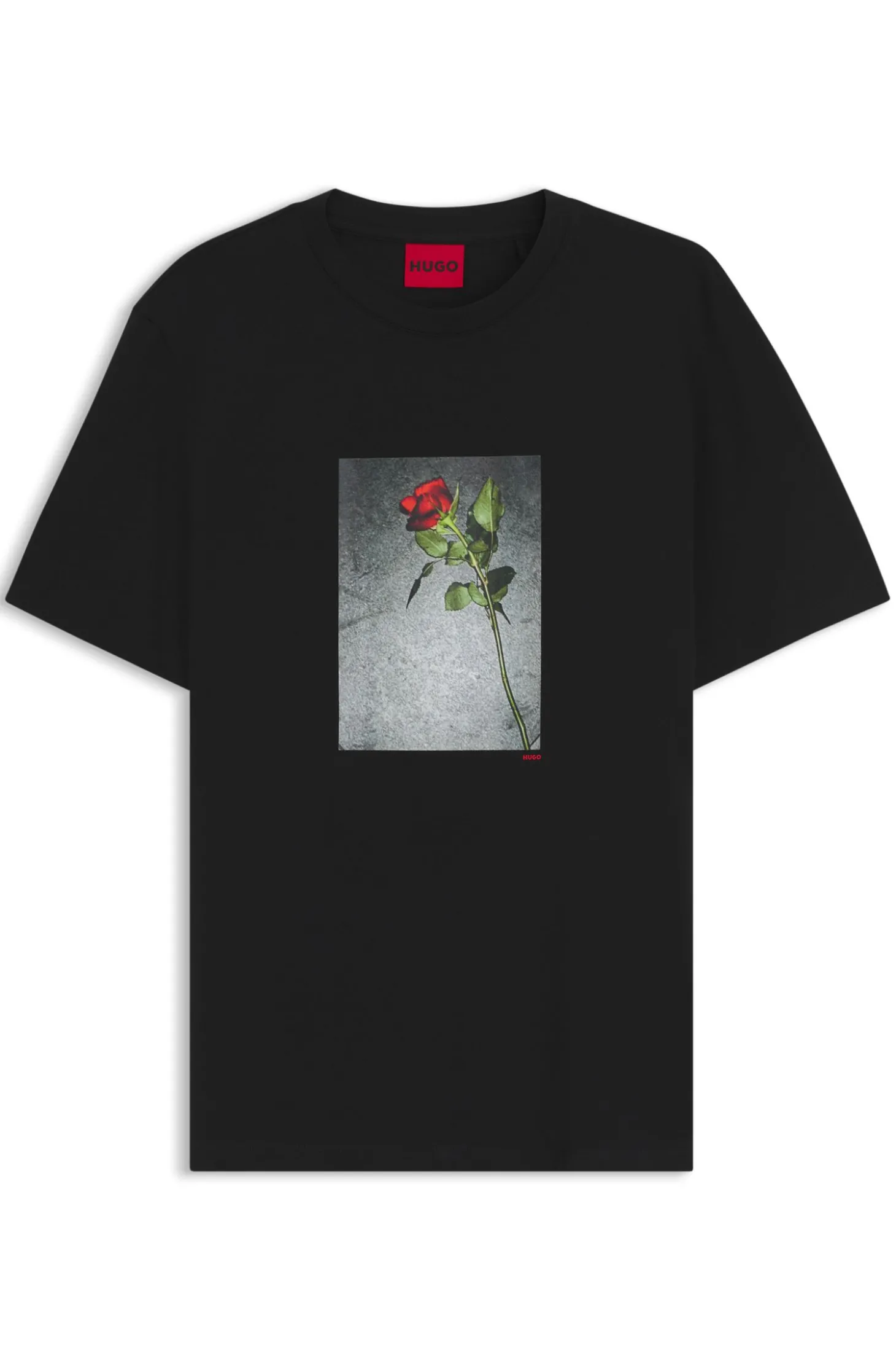 T-Shirt aus Baumwoll-Jersey mit Artwork-Print