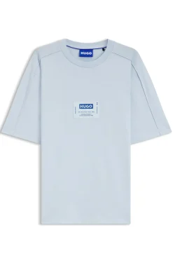 T-Shirt aus Baumwoll-Jersey mit Workwear-Logo-Label