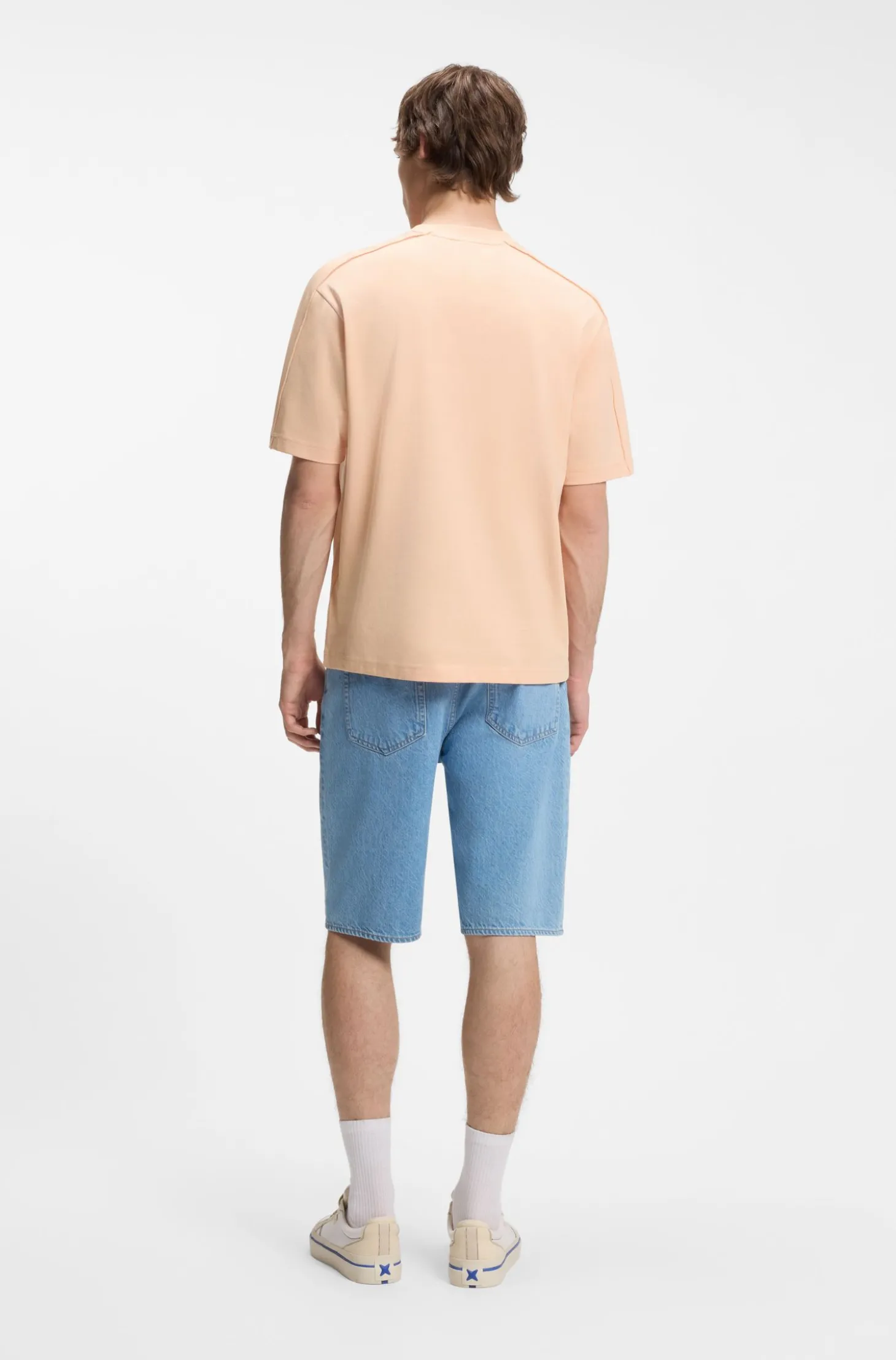 T-Shirt aus Baumwoll-Jersey mit Workwear-Logo-Label