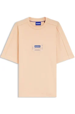 T-Shirt aus Baumwoll-Jersey mit Workwear-Logo-Label