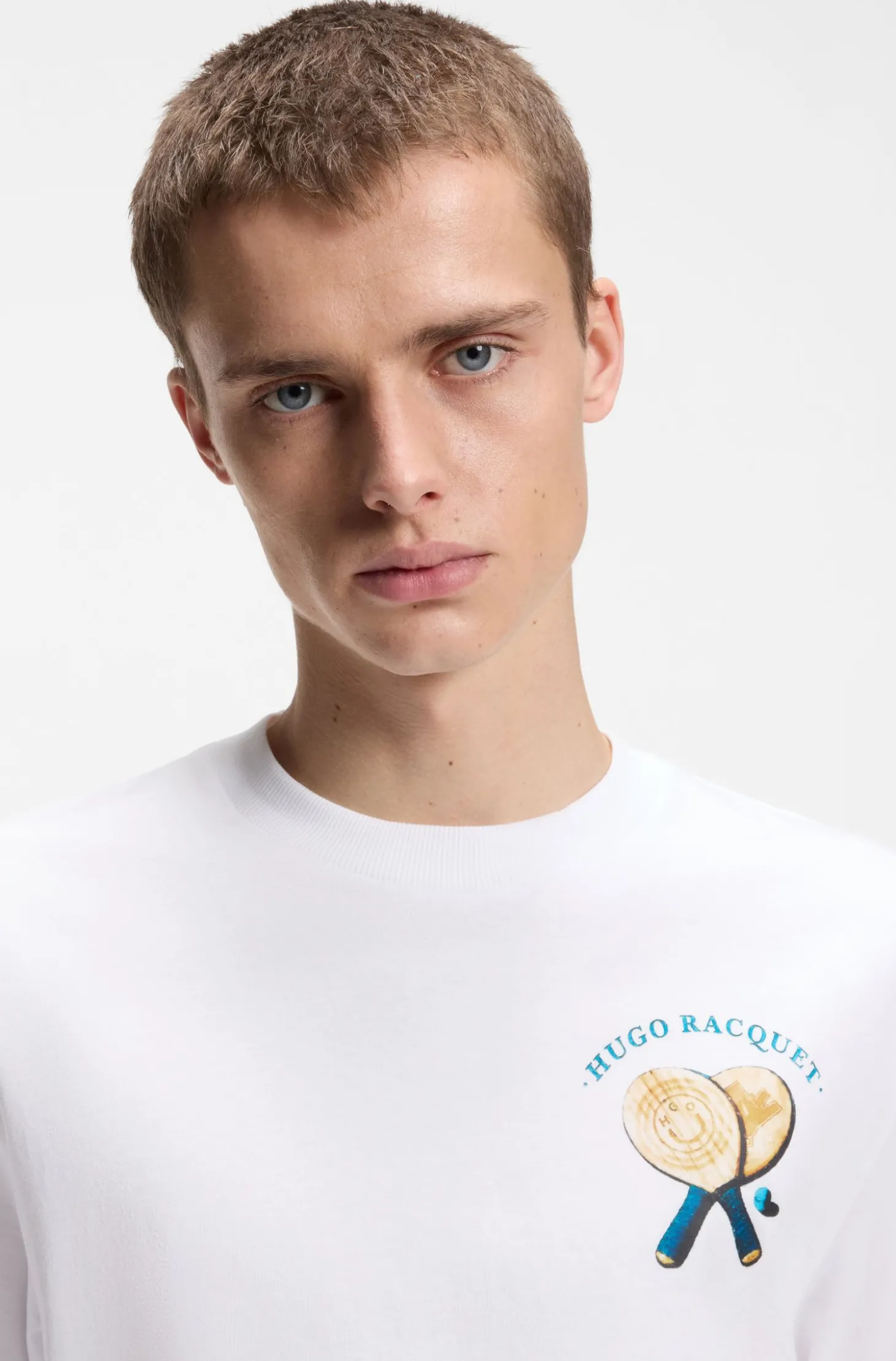 T-Shirt aus Baumwoll-Jersey mit rückseitigem Artwork-Print
