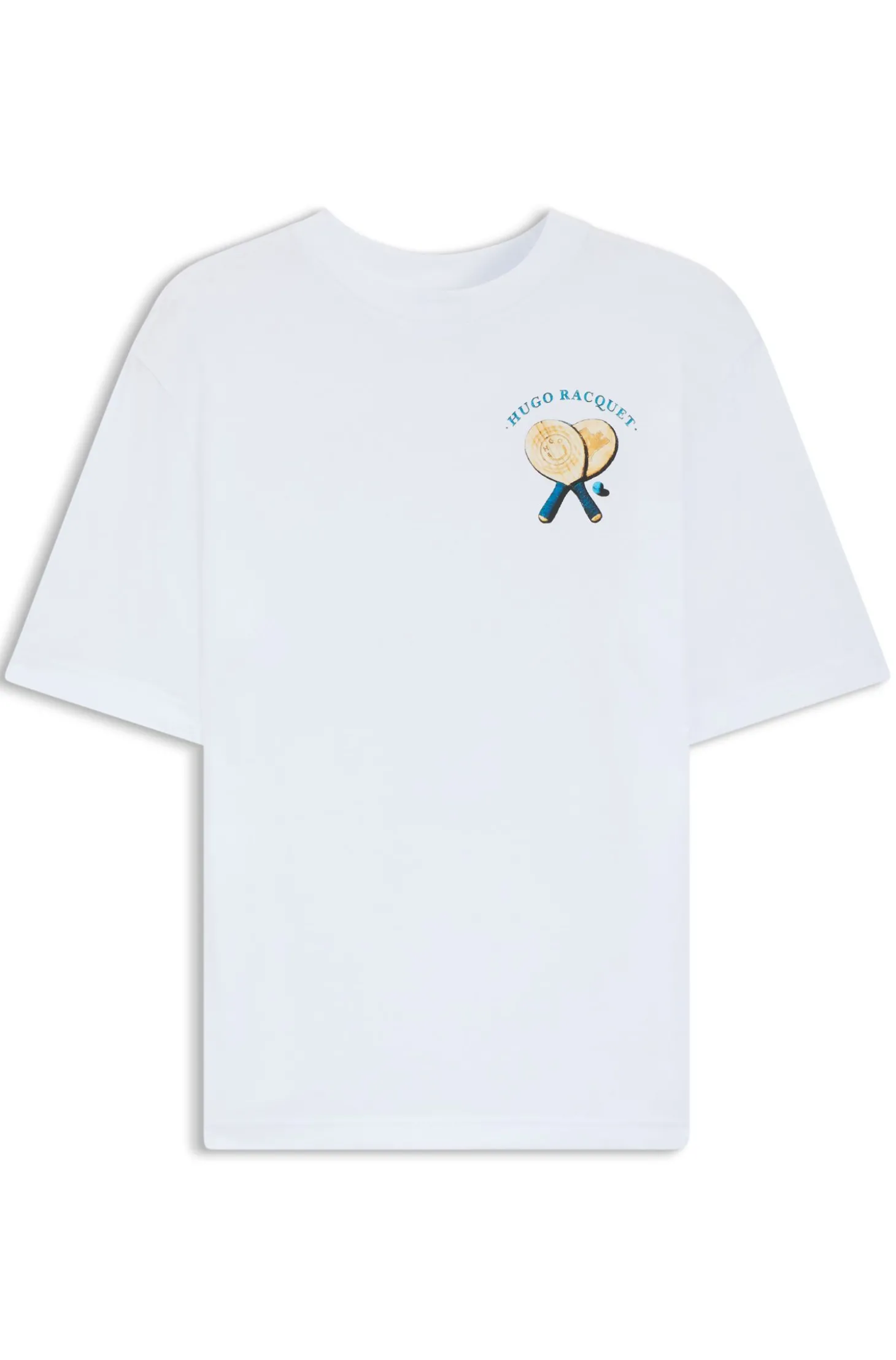 T-Shirt aus Baumwoll-Jersey mit rückseitigem Artwork-Print