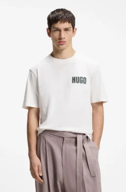 T-Shirt aus Baumwoll-Jersey mit grafischem Print auf der Rückseite