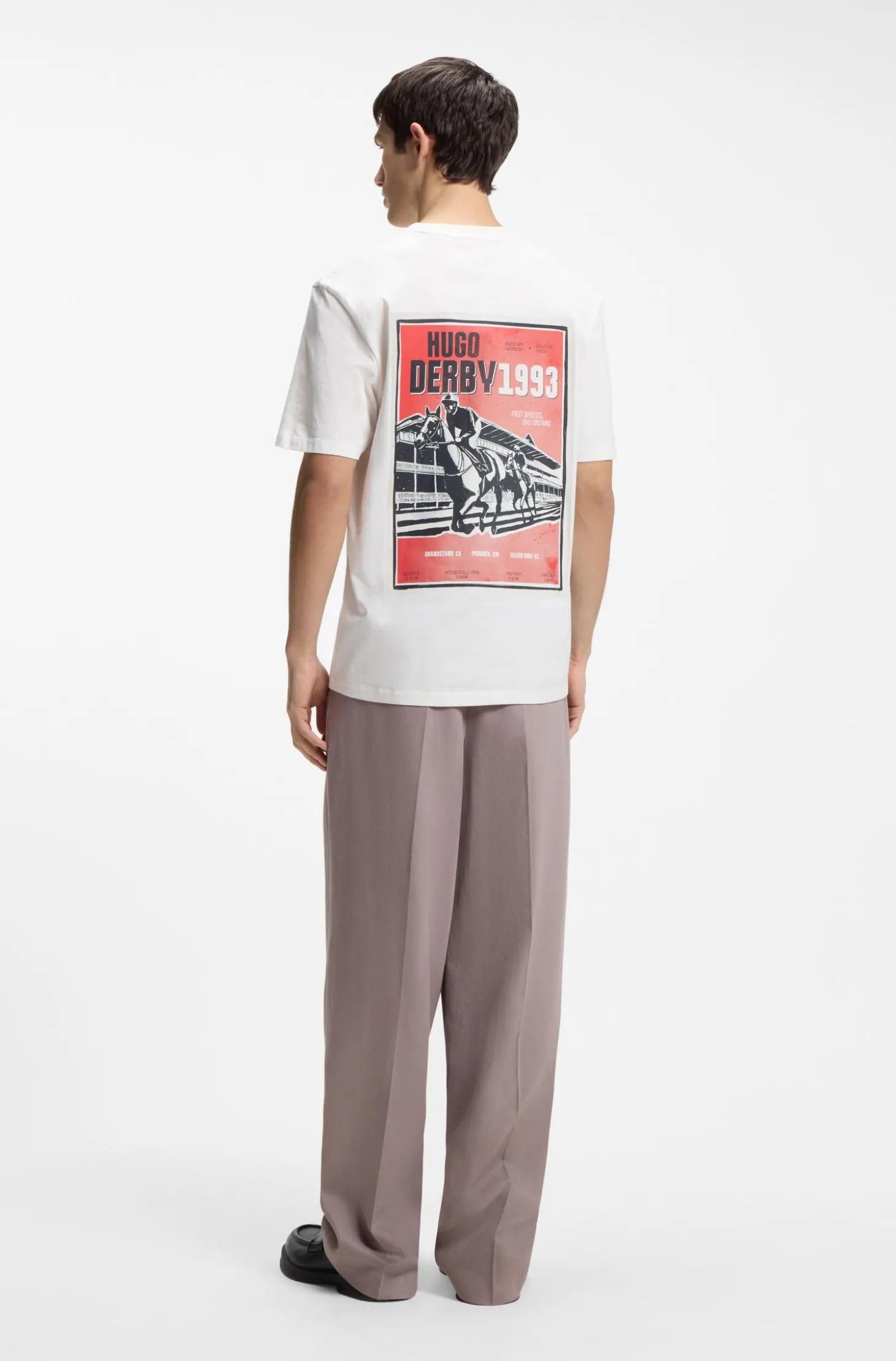 T-Shirt aus Baumwoll-Jersey mit grafischem Print auf der Rückseite