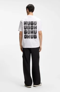 T-Shirt aus Baumwoll-Jersey mit Logo