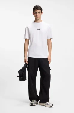 T-Shirt aus Baumwoll-Jersey mit Logo