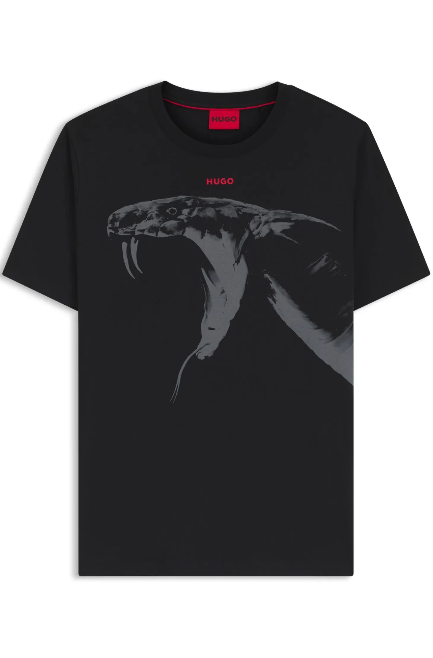 T-Shirt aus Baumwoll-Jersey mit Cobra-Print