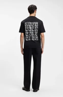 T-Shirt aus Baumwoll-Jersey mit Logo