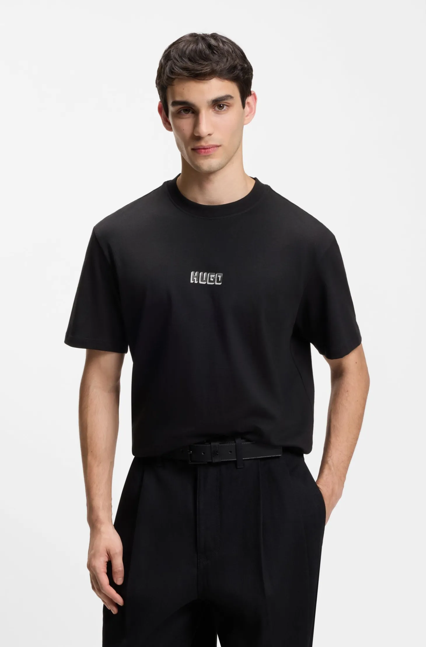 T-Shirt aus Baumwoll-Jersey mit Logo