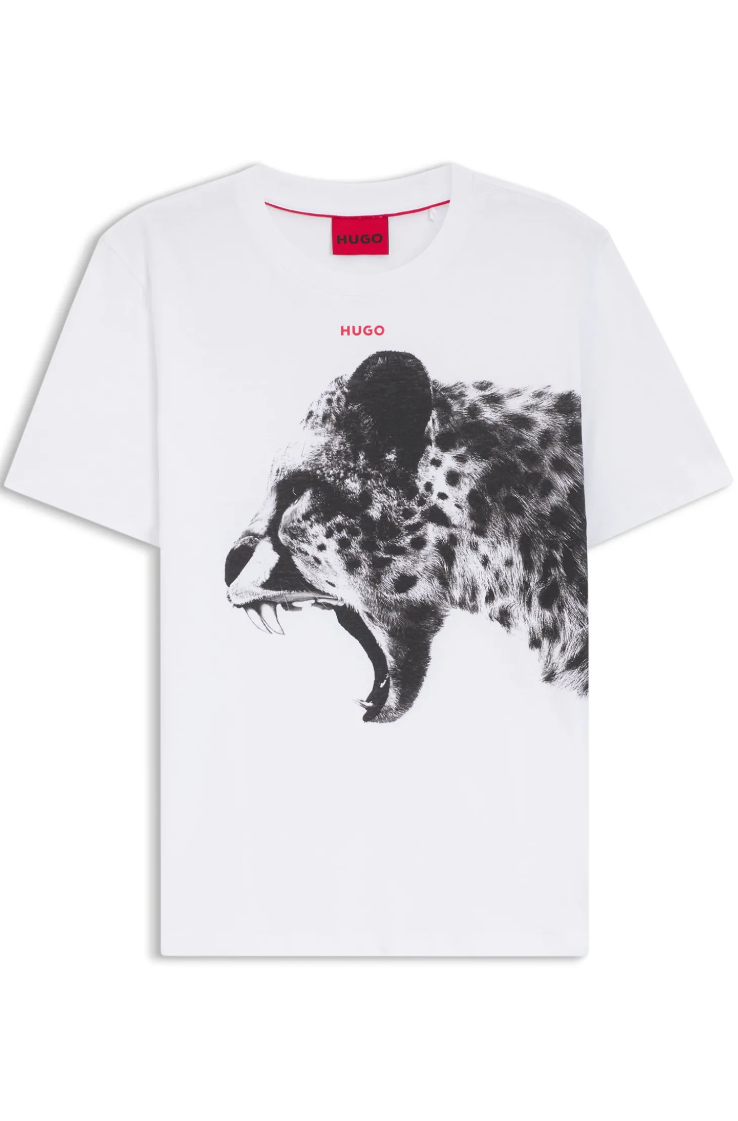 T-Shirt aus Baumwoll-Jersey mit Cobra-Print