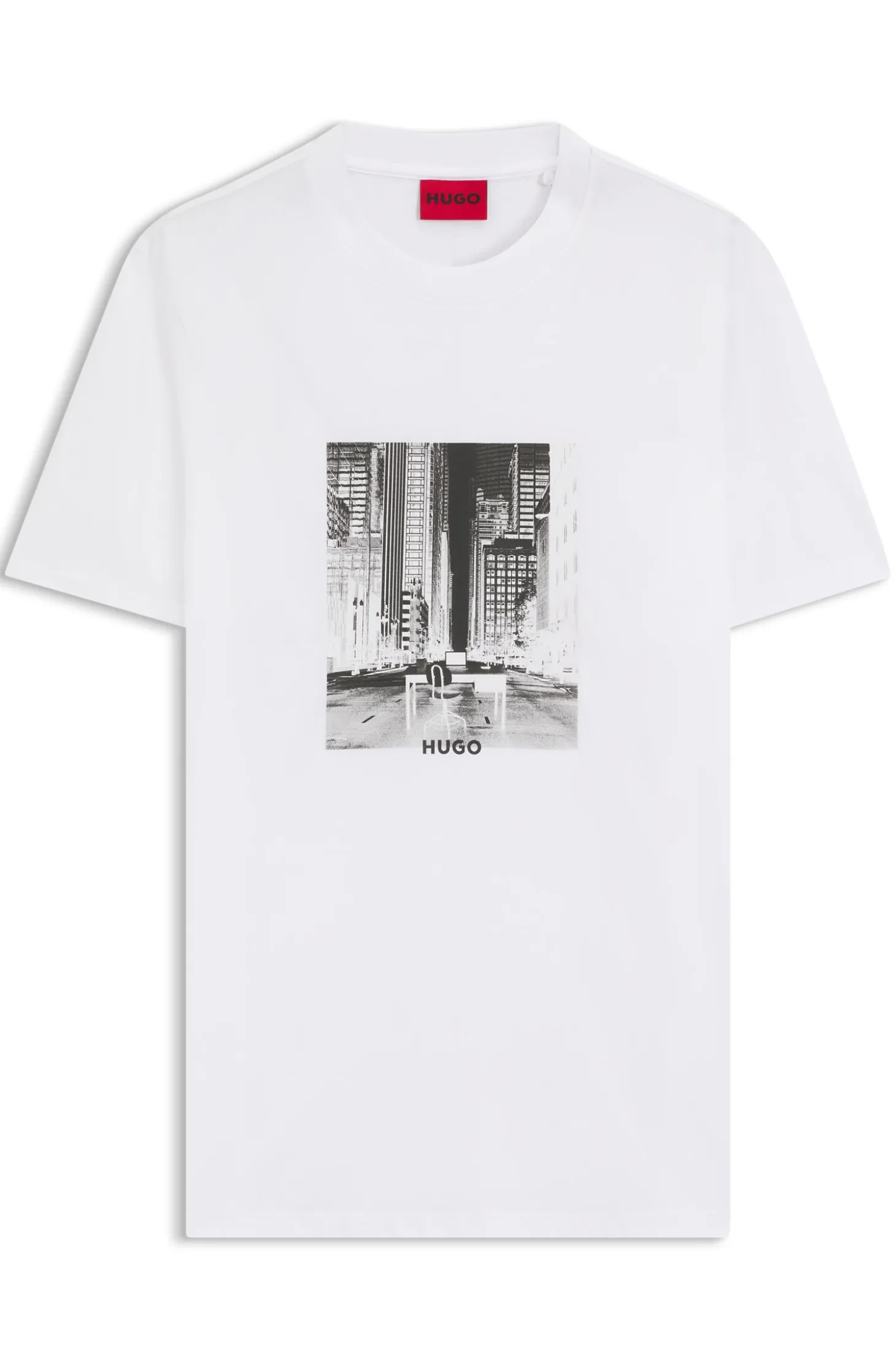 T-Shirt aus Baumwoll-Jersey mit Artwork-Print