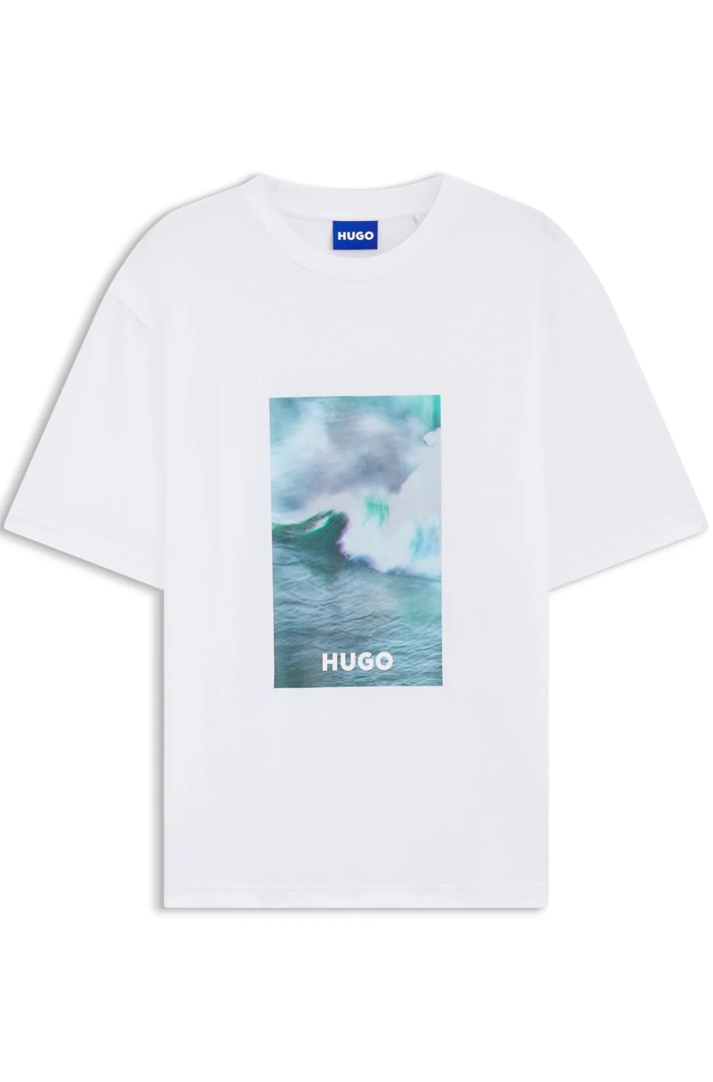 T-Shirt aus Baumwoll-Jersey mit Artwork-Print