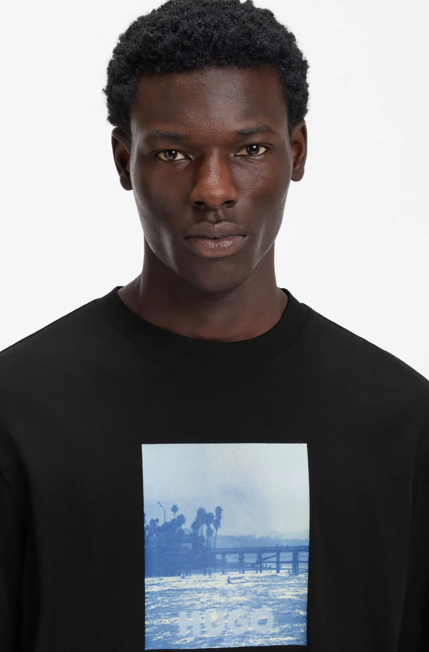 T-Shirt aus Baumwoll-Jersey mit Artwork-Print