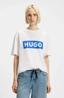 T-Shirt aus Baumwoll-Jersey mit Logo-Print
