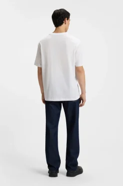 T-Shirt aus Baumwoll-Jersey mit Logo-Print