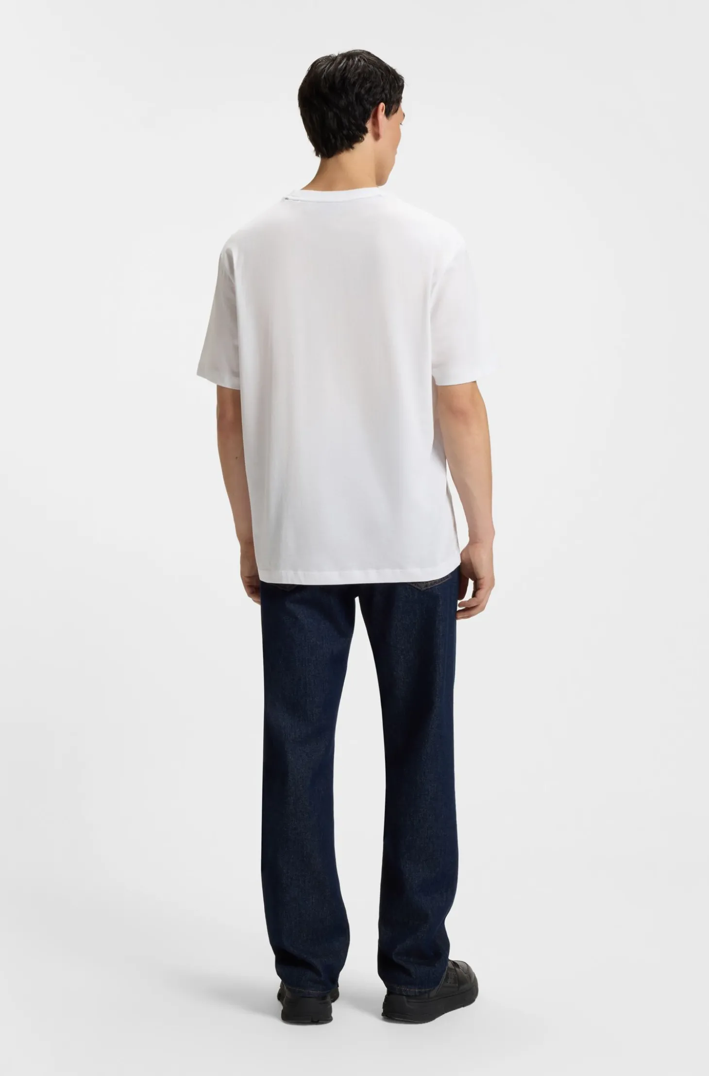 T-Shirt aus Baumwoll-Jersey mit Logo-Print