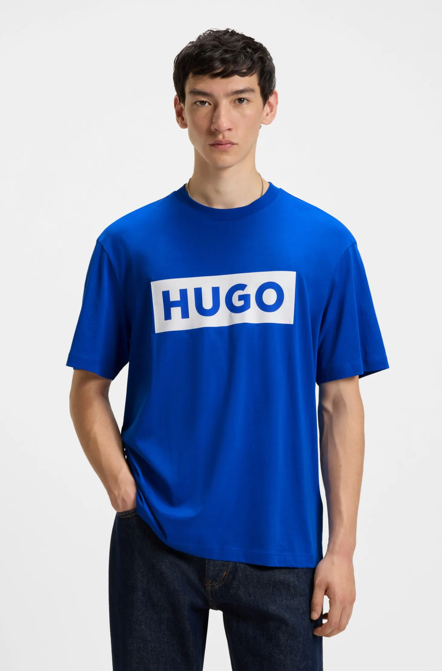 T-Shirt aus Baumwoll-Jersey mit Logo-Print