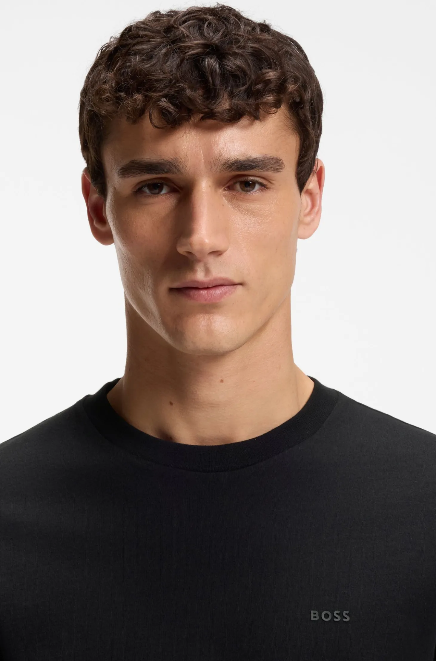 T-Shirt aus Baumwoll-Jersey mit Logo-Detail