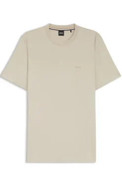 T-Shirt aus Baumwoll-Jersey mit Logo-Detail