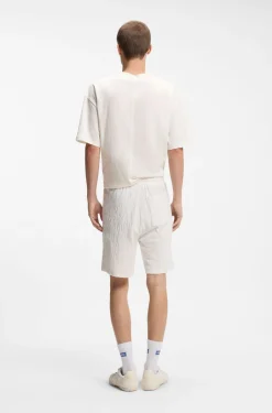 T-Shirt aus Baumwoll-Jersey mit Logo-Fähnchen