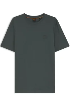 T-Shirt aus Baumwoll-Jersey mit Logo-Patch
