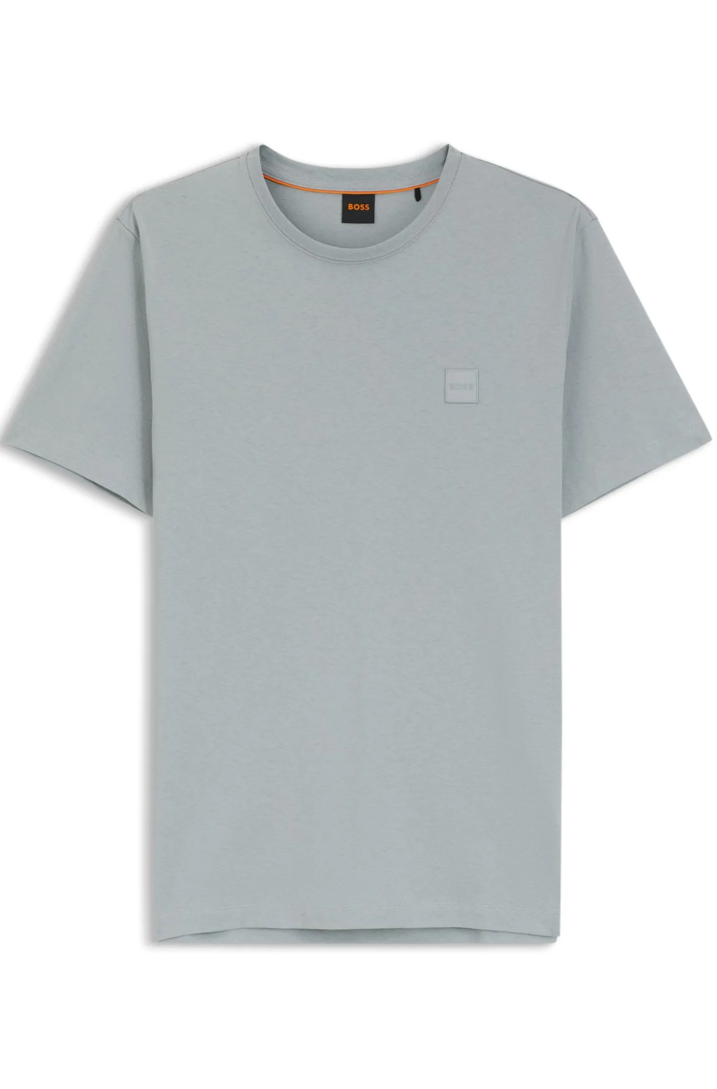 T-Shirt aus Baumwoll-Jersey mit Logo-Patch
