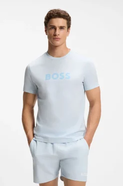 T-Shirt aus Baumwoll-Jersey mit Logo-Print