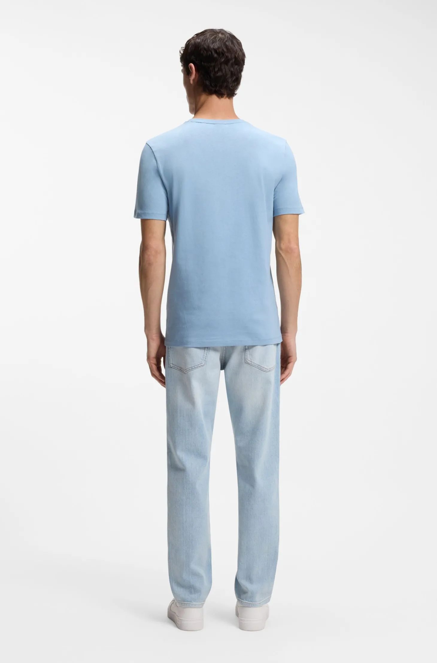 T-Shirt aus Baumwoll-Jersey mit Logo-Patch