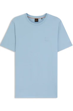 T-Shirt aus Baumwoll-Jersey mit Logo-Patch