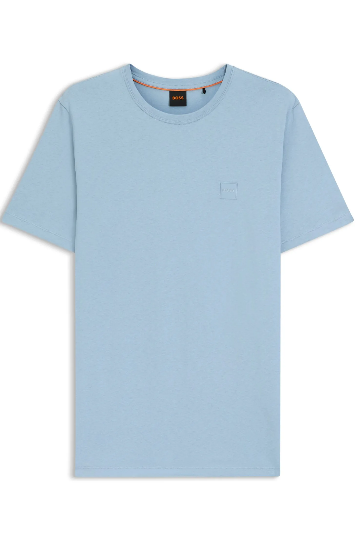T-Shirt aus Baumwoll-Jersey mit Logo-Patch
