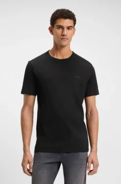 T-Shirt aus Baumwoll-Jersey mit Logo-Detail