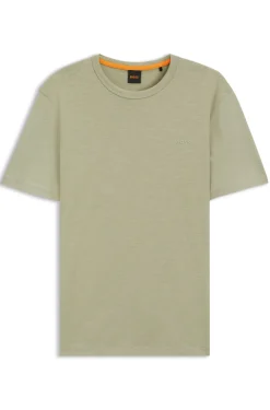 T-Shirt aus Baumwoll-Jersey mit Logo-Detail