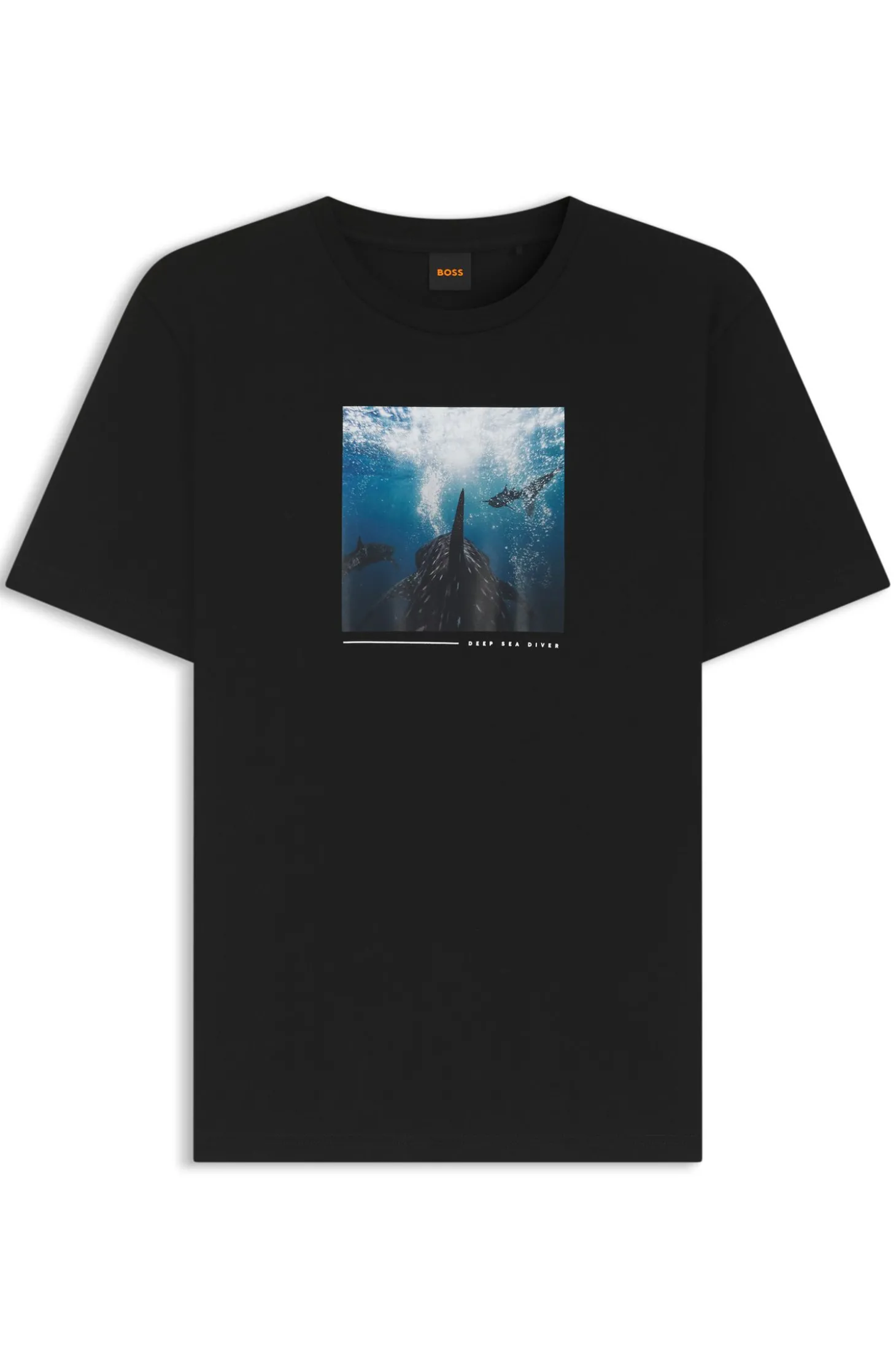 T-Shirt aus Baumwoll-Jersey mit Artwork-Print