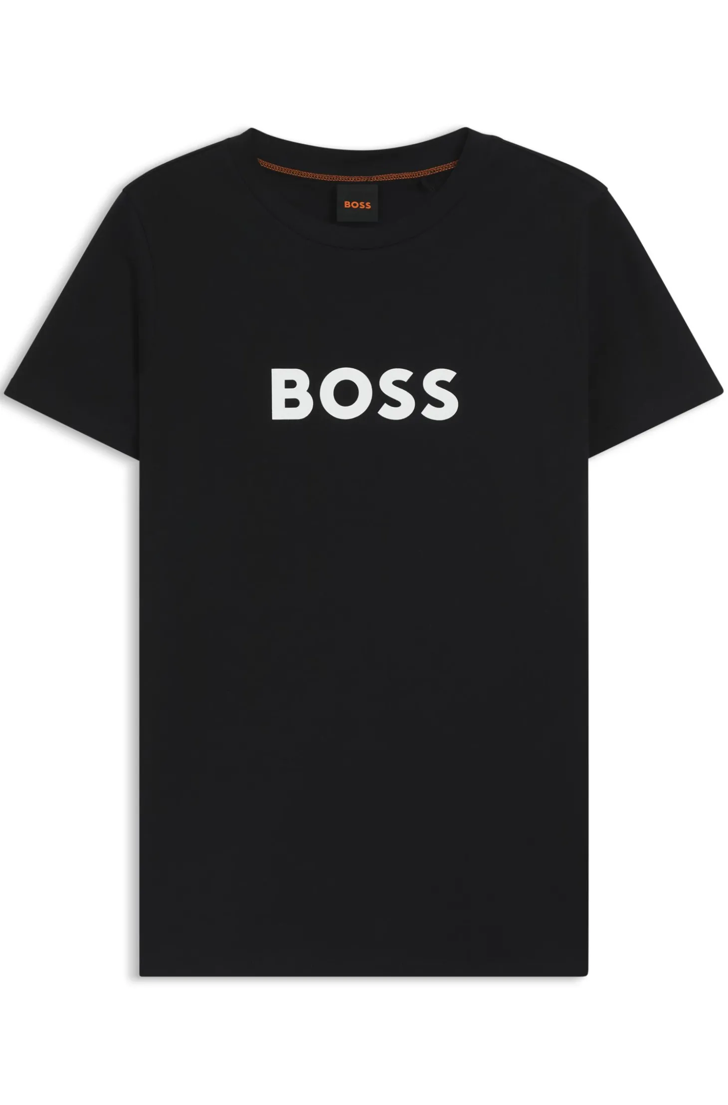 T-Shirt aus Baumwoll-Jersey mit Kontrast-Logo