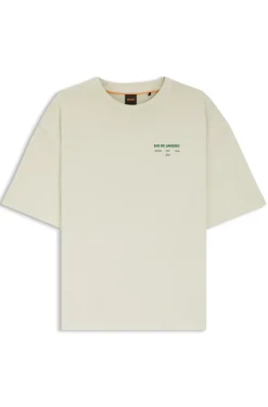 T-Shirt aus Baumwoll-Jersey mit Artwork-Print