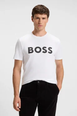 T-Shirt aus Baumwoll-Jersey mit großem Logo-Print