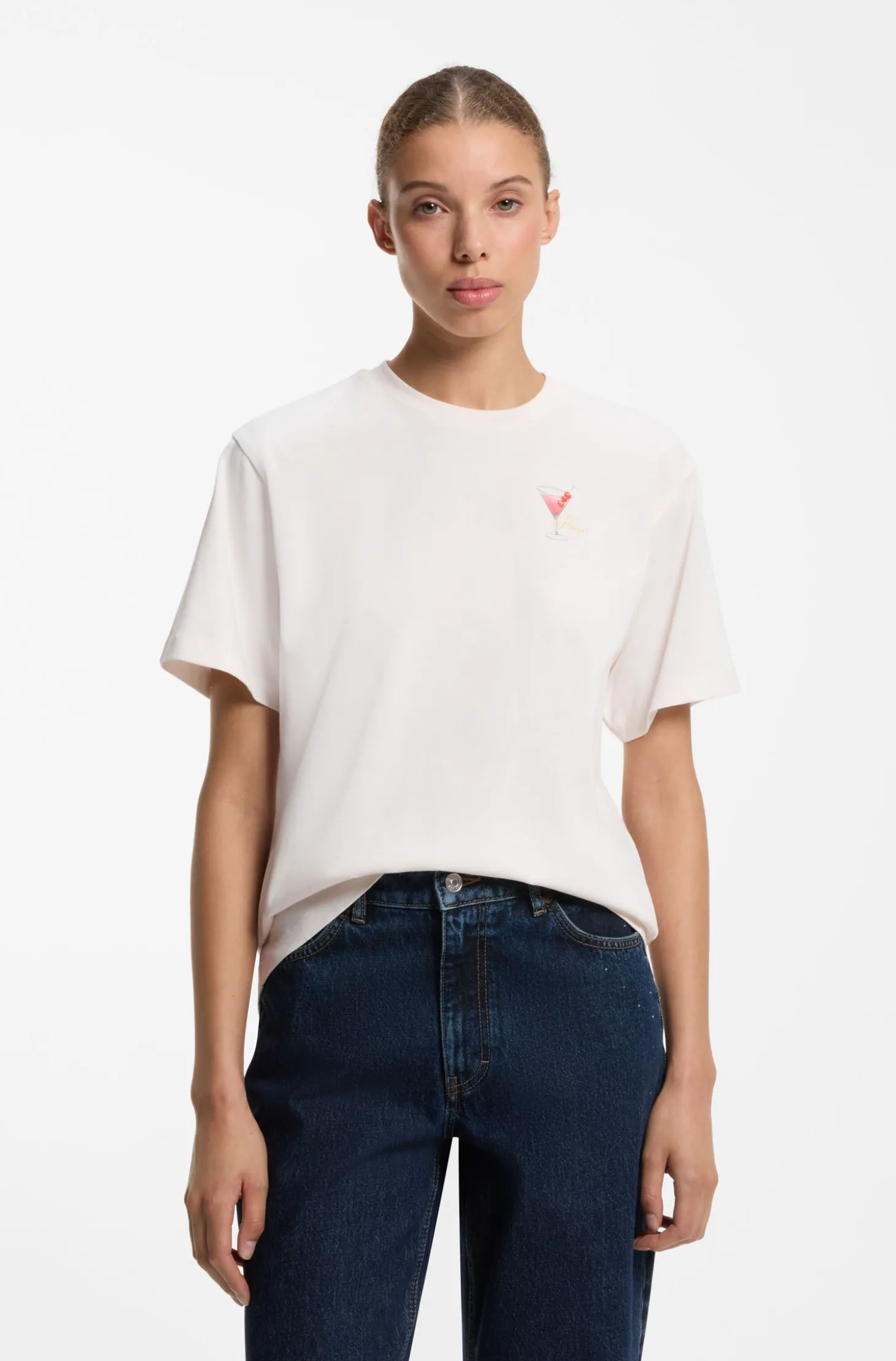 T-Shirt aus Baumwoll-Jersey mit Grafik-Print