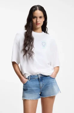T-Shirt aus Baumwoll-Jersey mit Artwork-Print