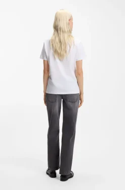T-Shirt aus Baumwoll-Jersey mit Herz-Logo