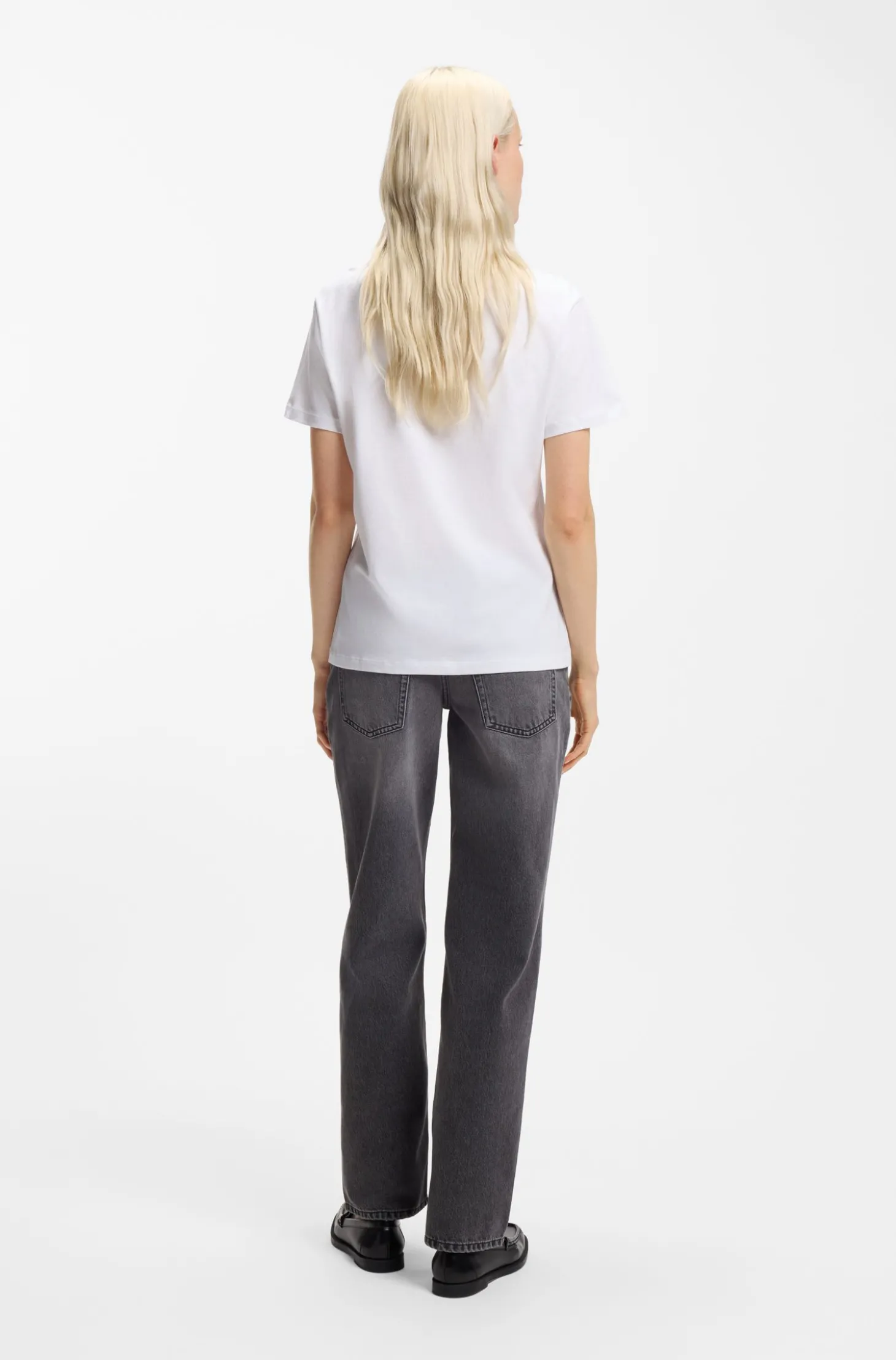 T-Shirt aus Baumwoll-Jersey mit Herz-Logo