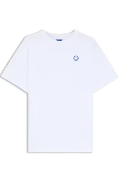 T-Shirt aus Baumwoll-Jersey mit Happy HUGO Logo