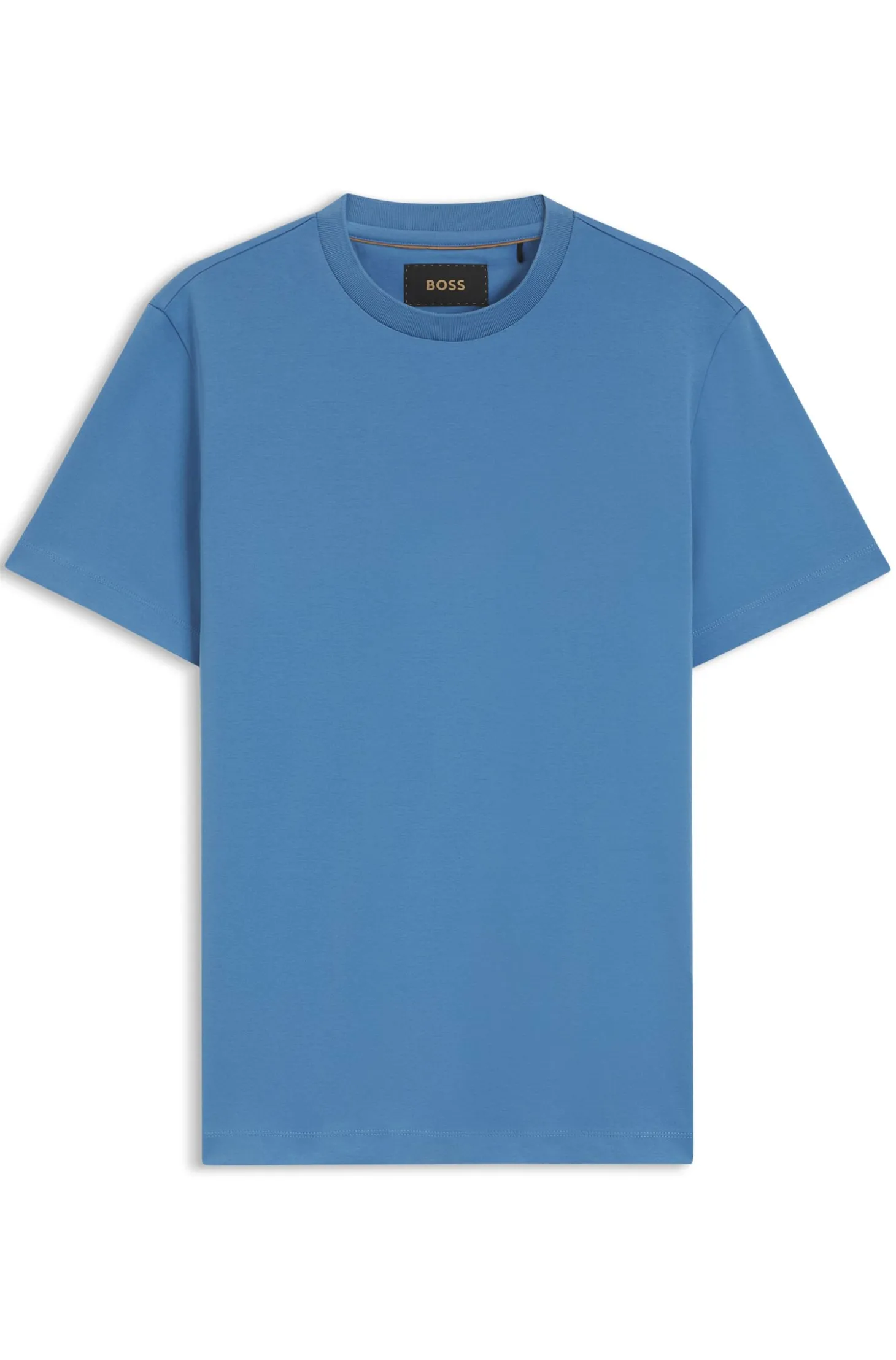 T-Shirt aus merzerisierter Supima-Baumwolle mit Rundhalsausschnitt