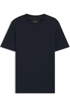T-Shirt aus merzerisierter Supima-Baumwolle mit Rundhalsausschnitt