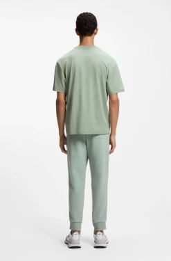 T-Shirt aus Pima-Baumwolle mit Tennis-Artwork