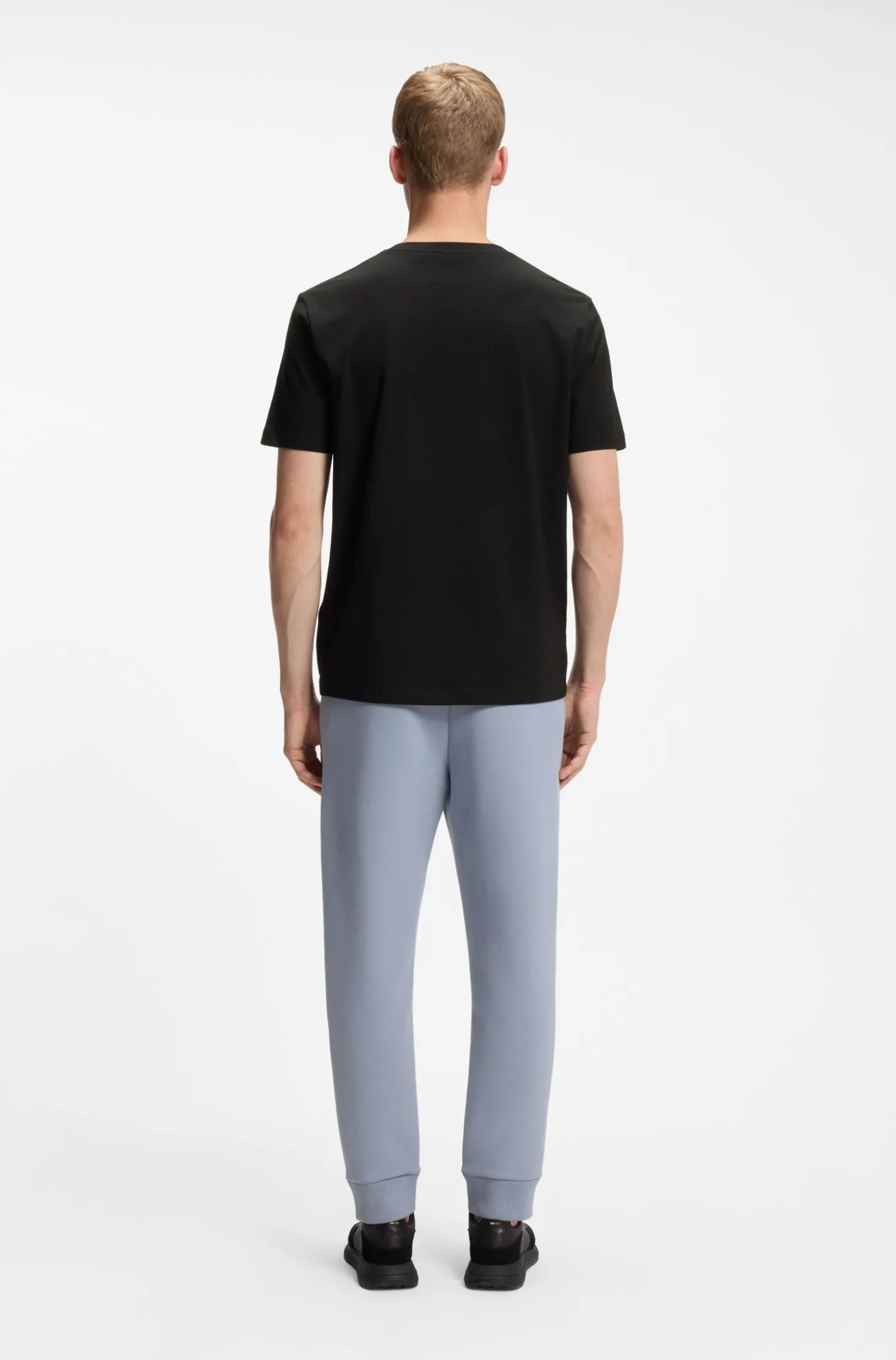 T-Shirt aus Stretch-Baumwolle mit Flaggen-Artwork